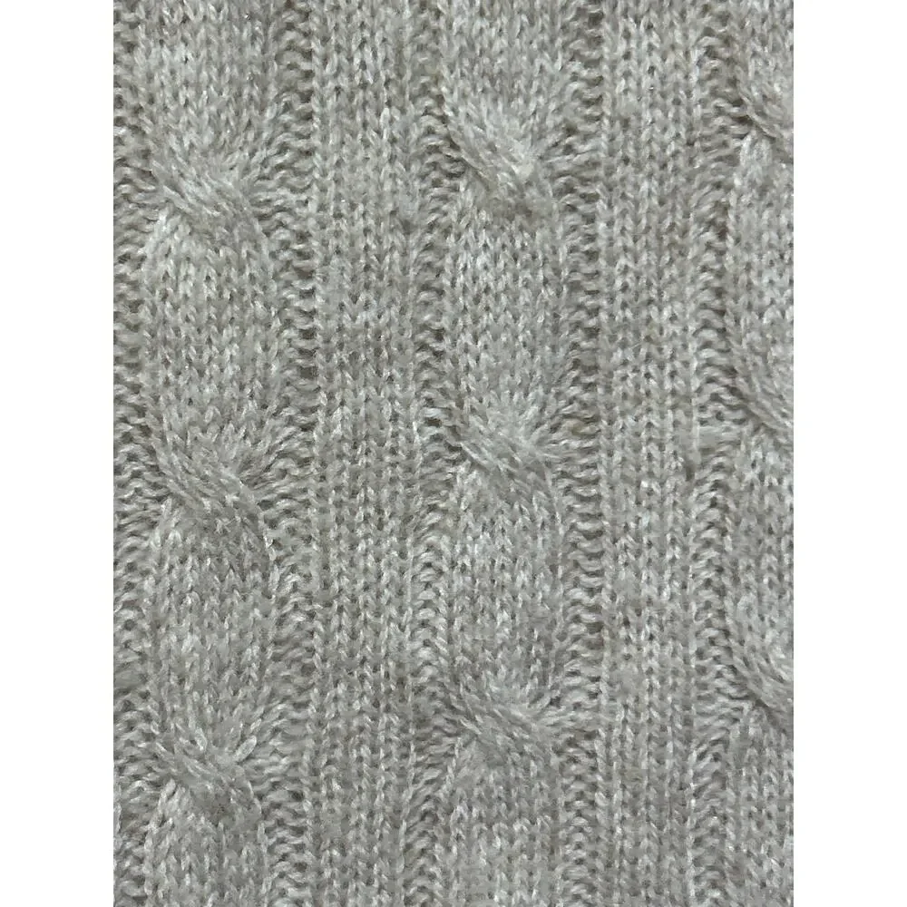 Vintage Sweater Vest Large Beige Cable Knit Classics